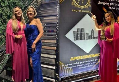 Juliana Fiuza faz lançamento de sua marca na premiação “Tesoura de Ouro” e Faz Sucesso